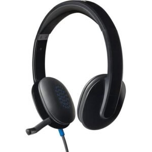 Logitech H540 USB-A Headset with Noise Cancelling Mic - Black - 981-000480