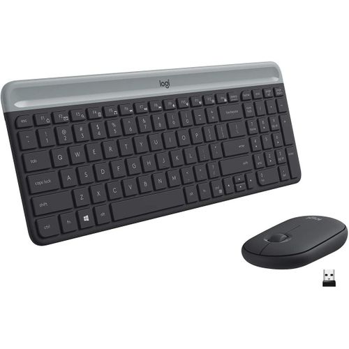 Logitech MK470 Slim Wireless Keyboard and Mouse Combo - Graphite - 920-009204