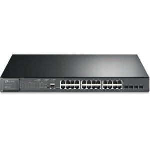 TP-Link Omada JetStream 28-Port Gigabit L2+ Managed Switch with 24 PoE+ Ports and 4 Gigabit SFP Slots - TL-SG3428MP