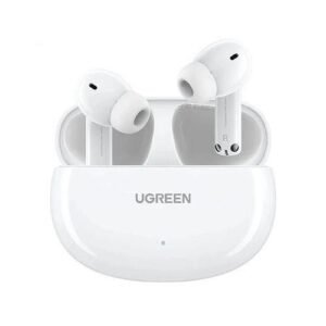 UGREEN HiTune H6 Pro Hybrid Active Noise-Cancelling Earbuds - White - WS203