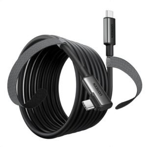 UGREEN Right Angle USB-C to USB-C Link Cable 5m (Black) - US551