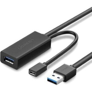 UGREEN USB-A 3.0 Male to Female Extension Cable 10m Black - US175