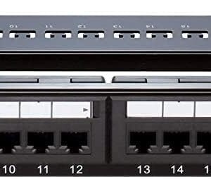 D-Link NPP-C61BLK241 Cat6 24-Port Patch Panel