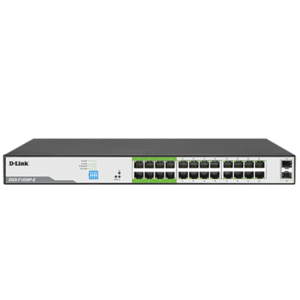 D-Link upto 250 Meter support 24-Port 1000Mbps PoE Switch with 2 SFP Ports
