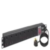 MTN 8 -way Uk plug PDU Aluminium