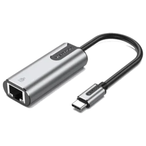 Vention USB-C to Gigabit Ethernet Adapter 0.15M Gray Aluminum Alloy Type
