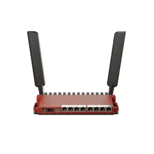 MikroTik 2HaxD-IN Wireless Router Gigabit Ethernet Single-band (2.4 GHz) Red