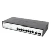 D-Link DGS-1210-10P 8-ports 10/100/1000Base-T PoE + 2 SFP ports Smart Switch