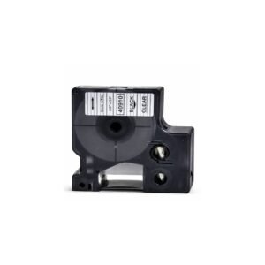 Dymo 45013 9mm x7m Black on white tape