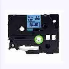 Brother TZ2-551 24mm x 8m Black on blue label tape