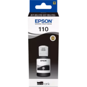 Epson 110 XL 120ml EcoTank Pigment Black Ink Bottle- C13T03P14A