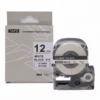 Epson SS-12KW 12mm 8m Black on white Tape