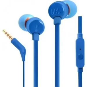 JBL Tune 110 Earphones-Blue- JBLT110BLU