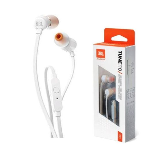 JBL Tune 110 Earphones-White- JBLT110WHT - Image 3