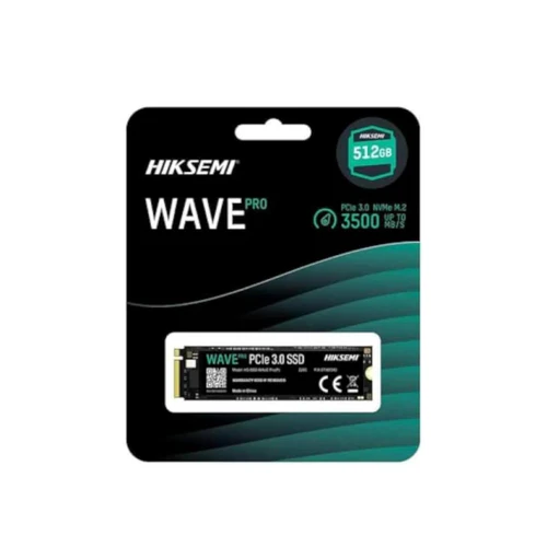 Hiksemi WAVE Pro(P) INTERNAL SSD M.2 PCIe Gen 3*4 NVMe 2280 - 512GB - HS-SSD-WAVE-P-512G