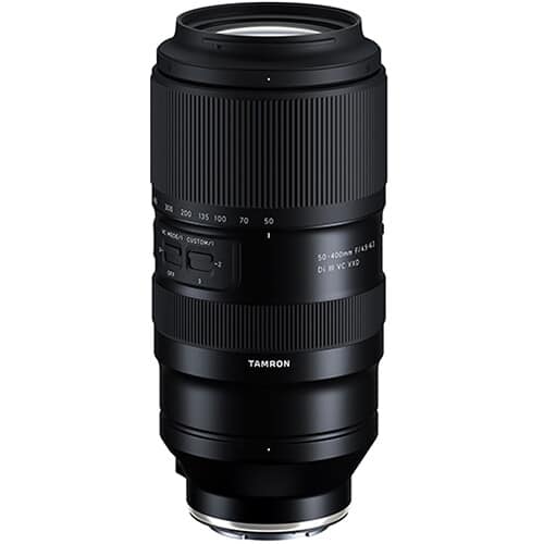 TAMRON 50-400MM F4.5-6.3 DI III VC VXD LENS