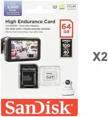 SanDisk High Endurance 64GB microSDXC SDSQXAO-064G-GN6MA