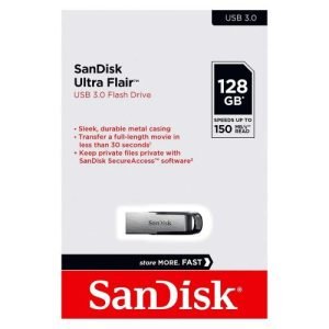 SanDisk Ultra Flair 128GB USB 3.0 Flash Drive SDCZ73-128G-G46