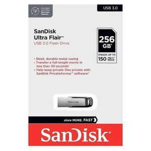 SanDisk Ultra Flair 256GB USB 3.0 Flash Drive SDCZ73-256G-G46