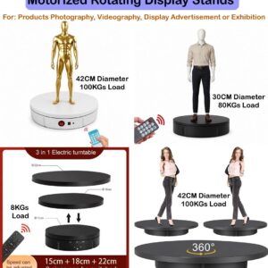 Electric Rotating Display Turntable – 30cm